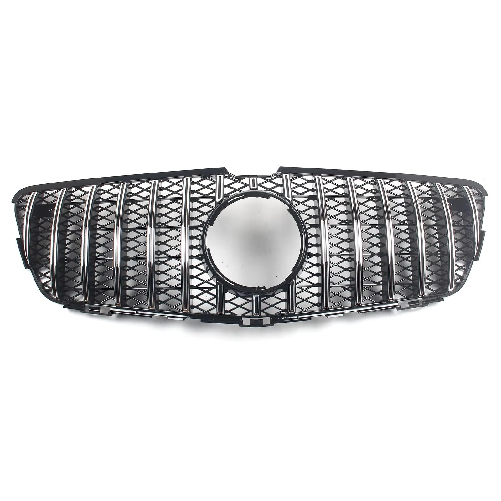 RAVTAKL Front Grill Kompatibel Mit Benz Für W251 R-Klasse 2011 2012 2013 2014 2015 2016 2017 Auto Frontstoßstangengrill Body Kit Renngrill Haube Kühlergrill(Chrome) von RAVTAKL