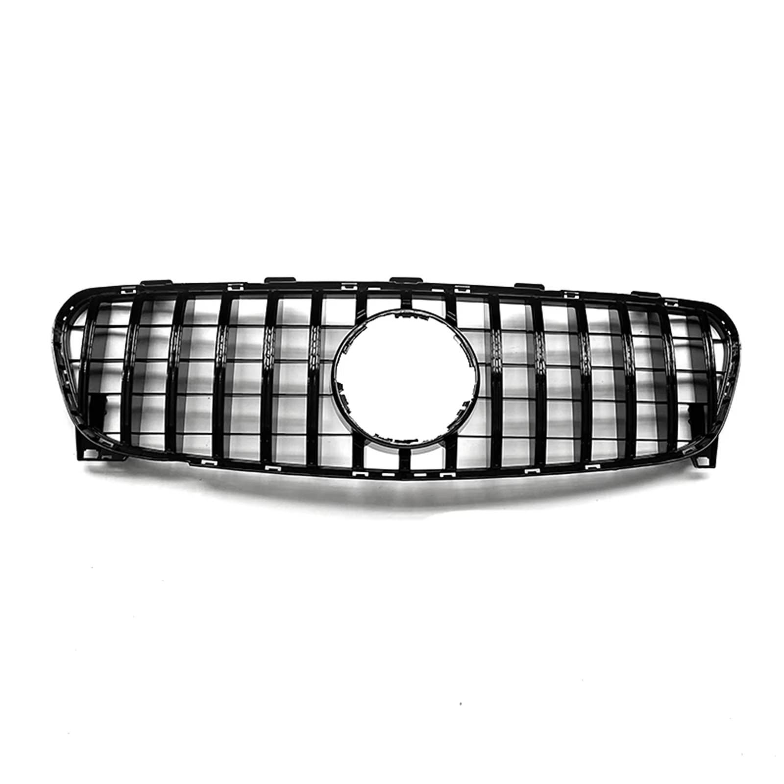 RAVTAKL Front Grill Kompatibel Mit Benz Für X156 GLA-Klasse 2017 2018 2019 2020 Für GLA200 GLA250 GLA45 Auto Vorne Oben Stoßstangengrill Haube Netzgrill GT-Stil(Black) von RAVTAKL