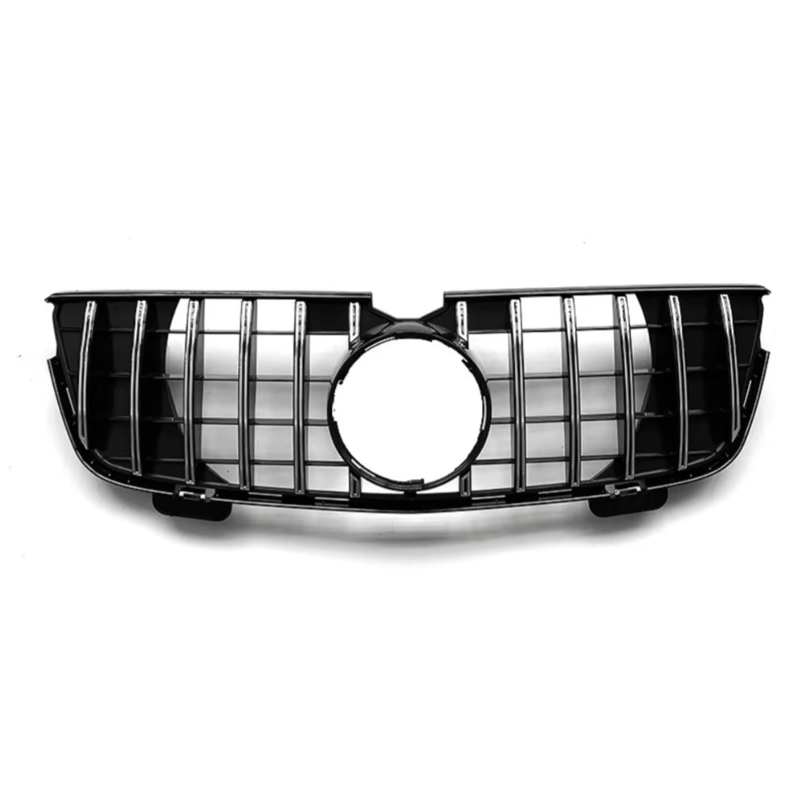 RAVTAKL Front Grill Kompatibel Mit Benz Für X164 GL350 GL450 GL500 GL550 GL-Klasse 2007 2008 2009 Auto-Frontstoßstangengrill Diamonds Style Grill Autozubehör(Silver,color1) von RAVTAKL