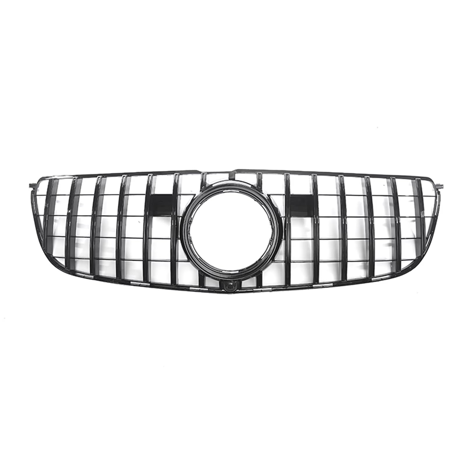 RAVTAKL Front Grill Kompatibel Mit Benz Für X166 GLS-Klasse GLS450 GLS350d 2016 2017 2018 Auto-Frontoberstoßstangen-Haubengrill Autozubehör Mesh Grid Grille(Black) von RAVTAKL