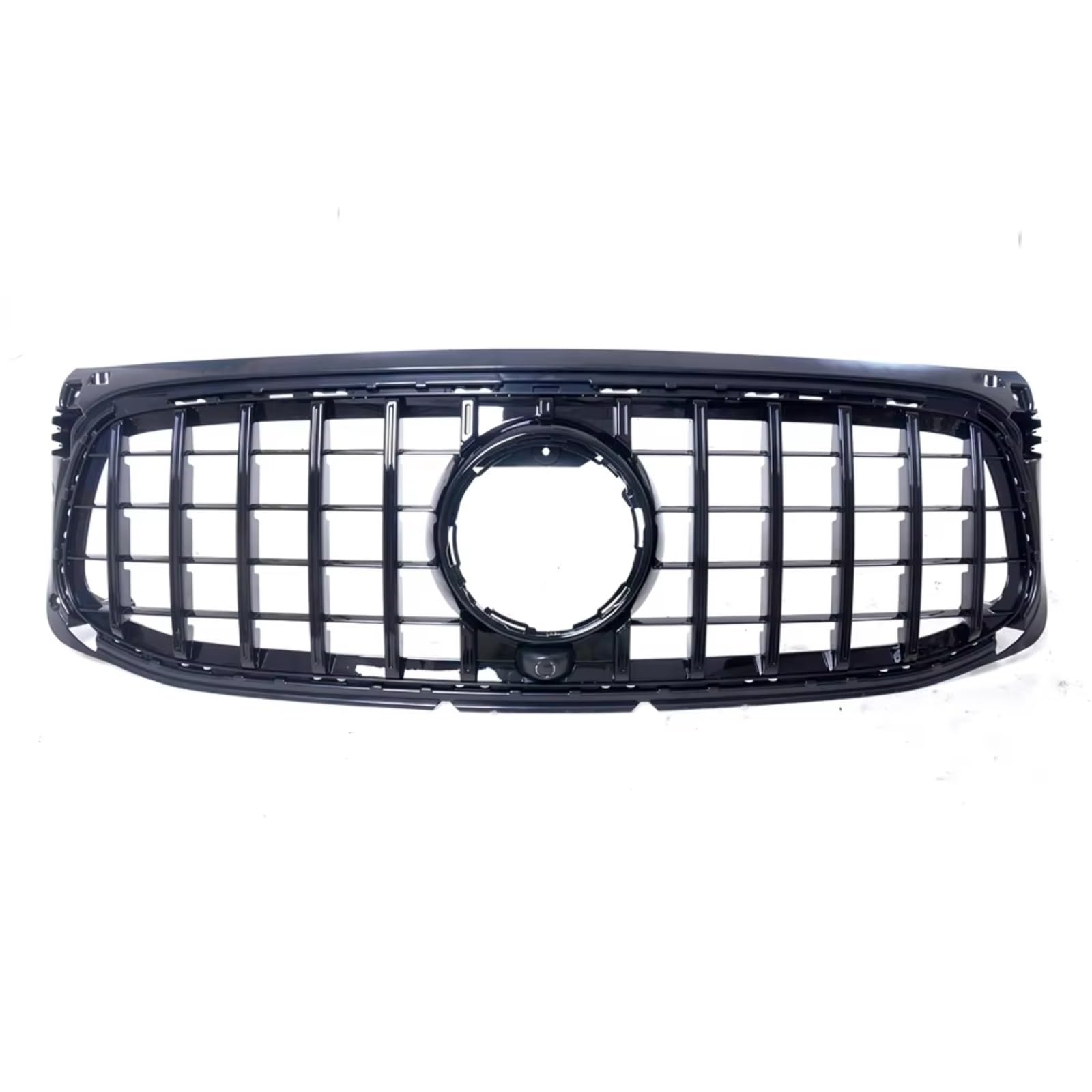 RAVTAKL Front Grill Kompatibel Mit Benz Für X247 GLB-Klasse 2020 2021 2022 Für GLB250 Autozubehör Auto-Frontgrill Oberer Stoßstangenhaubengrill Mesh-Gittergrill(Black) von RAVTAKL