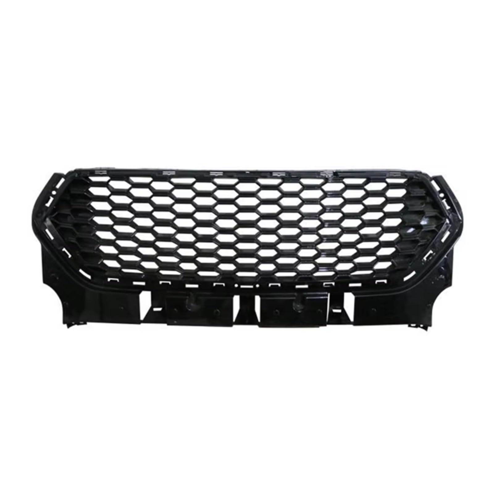 RAVTAKL Front Grill Kompatibel Mit Ford Für Escape Für Kuga 2016 2017 2018 2019, Glänzend Schwarzer Wabenstil-Kühlergrill, Vordere Stoßstange, Oberer Kühlergrill, Netz-Racing-Grills von RAVTAKL