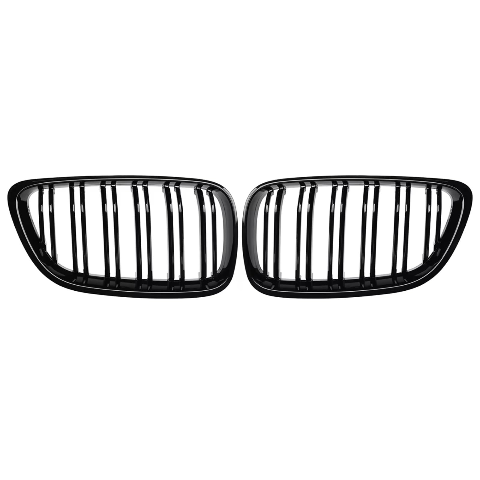 RAVTAKL Front Grill Kompatibel Mit Für F22 F23 F24 F87 M2 2 Serie 2014 2015 2016 2017 2018 Auto-Frontstoßstange Nierengitter Renngrill Doppellamellengitter von RAVTAKL