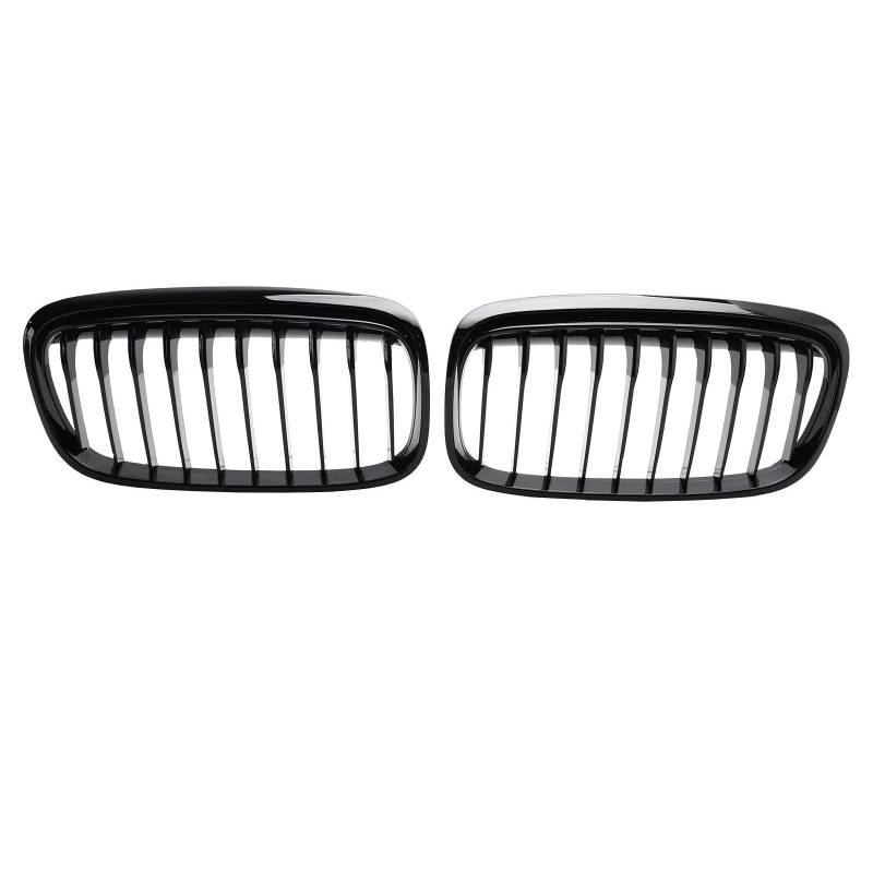 RAVTAKL Front Grill Kompatibel Mit Für F45 F46 2er-Serie 2015 2016 2017 2018. Frontgrill, Glänzend Schwarzer Grill, Vordere Nieren-Stoßstangengitter, Grill, Kühlergrill von RAVTAKL