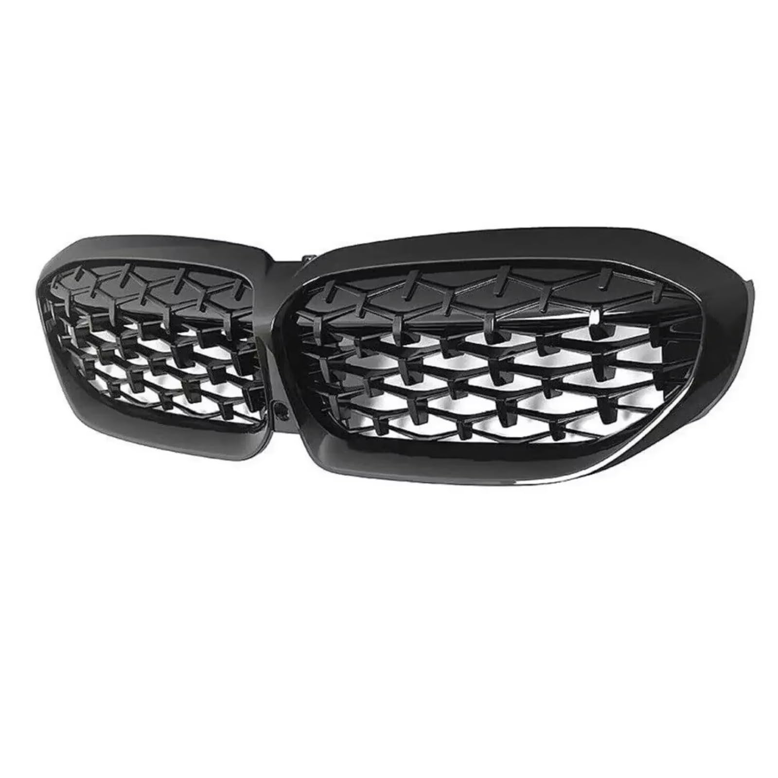 RAVTAKL Front Grill Kompatibel Mit Für G20 3er G20 G21 G28 2019 2020 2021 2022 Frontstoßstange Nierenhaubengrill Renngitter Diamond Meteor Style Grill(Diamond Gloss Black) von RAVTAKL