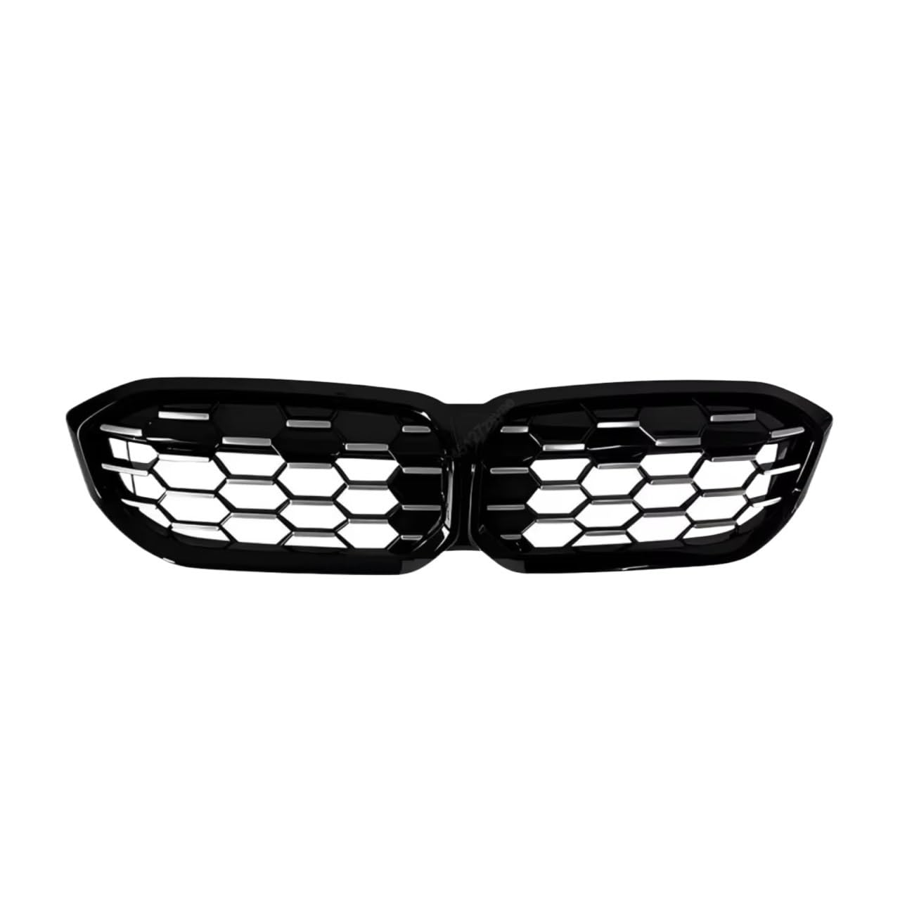 RAVTAKL Front Grill Kompatibel Mit Für G20 G21 320i 325i 330i M340i LCI 3 Serie 2022 2023 2024 Auto Vorne Niere Mittelgrill Diamantgrill Mesh Grid Grill(Black) von RAVTAKL