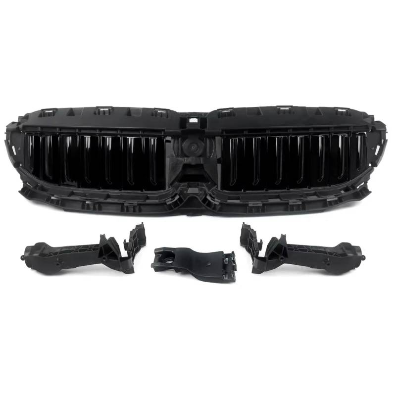 RAVTAKL Front Grill Kompatibel Mit Für G20 G21 330i 2019 2020 2021 2022 Auto Vorne Oben Kühlergrill Air Shutter Front Nierenstoßstangengrill 51749465188 von RAVTAKL