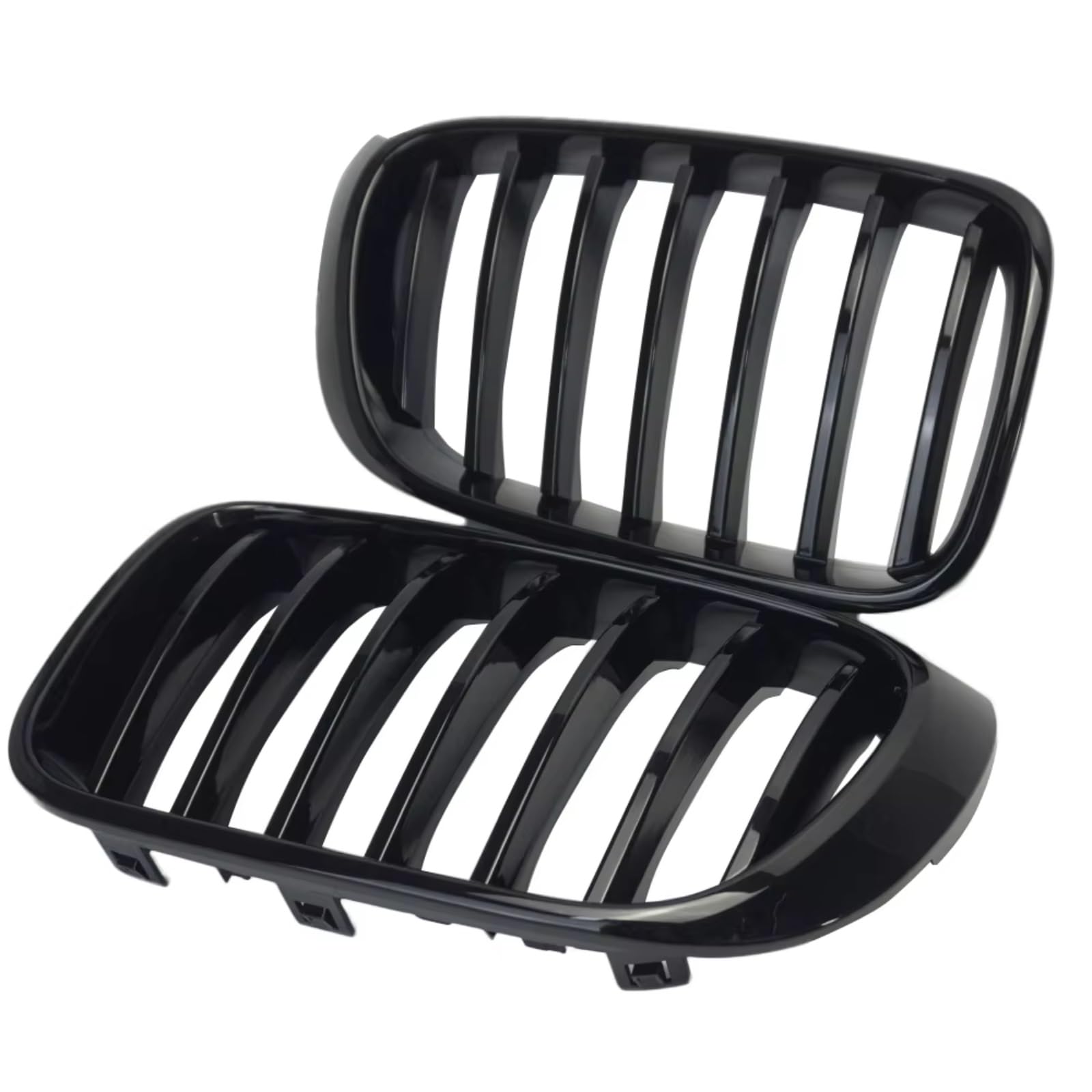 RAVTAKL Front Grill Kompatibel Mit Für X3 X4 F25 F26 2014 2015 2016 2017 2018 Autoersatzzubehör Frontnieren-Stoßstangengrills Einzeiliger Lamellengrill von RAVTAKL