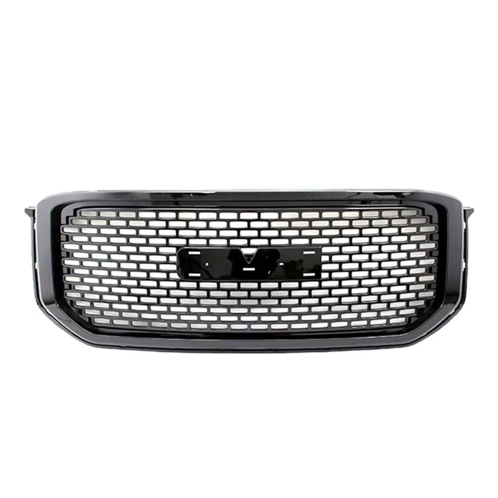 RAVTAKL Front Grill Kompatibel Mit GMC Für Yukon 2015 2016 2017 2018 Autoteile Frontstoßstange Grillhaube Kühlergrill Mesh Grill Trim Cover Upper Racing Grills von RAVTAKL