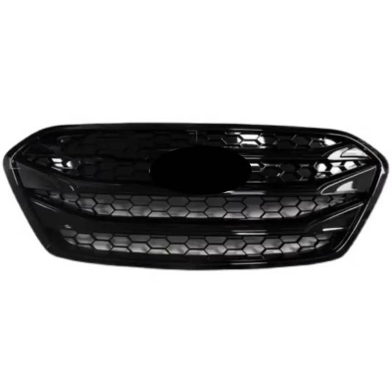 RAVTAKL Front Grill Kompatibel Mit Hyundai Für Ix35 2013 2014 2015, Auto-Frontstoßstangengrill, Kühlergrillgitter, Obere Stoßstangenhaube, Kühlergrill, Renngitter(Black) von RAVTAKL