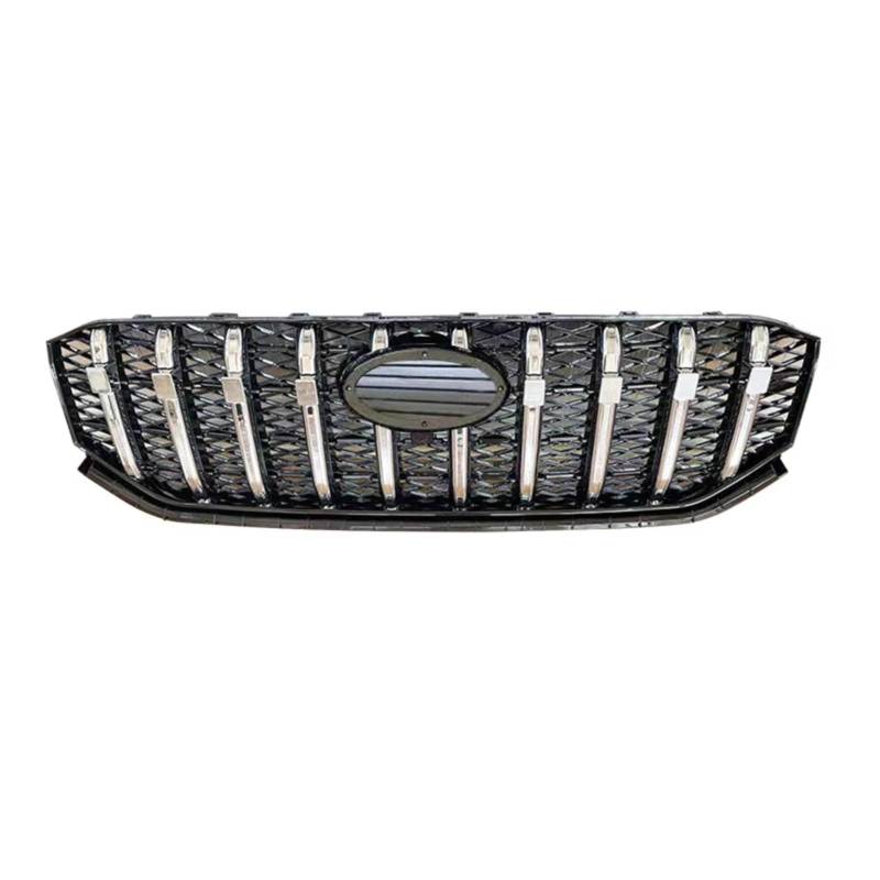 RAVTAKL Front Grill Kompatibel Mit Hyundai Für Santa Fe 2021 2022, Auto-Frontstoßstangengrill, Racing-Grills, Vordere Obere Stoßstangenhaube, Kühlergrill-Zubehör(Silver) von RAVTAKL