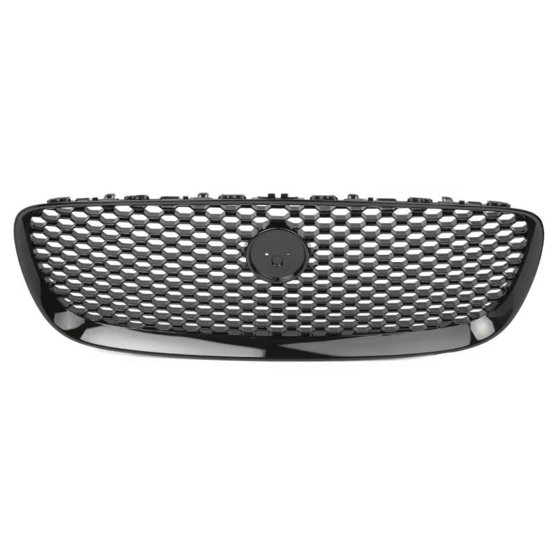 RAVTAKL Front Grill Kompatibel Mit Jaguar Für XF XFR 2016 2017 2018 2019 2020 Auto Front Stoßstange Kühlergrill Racing Grille Mesh Grill Ersatz Teile von RAVTAKL