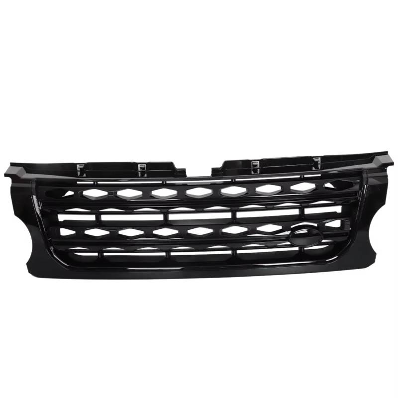 RAVTAKL Front Grill Kompatibel Mit Land Für Rover Für Discovery 4 2014 2015 2016 Auto Vorne Oben Stoßstange Grill Gitter Schutz Mittelteil Racing Grills Autozubehör(Black) von RAVTAKL