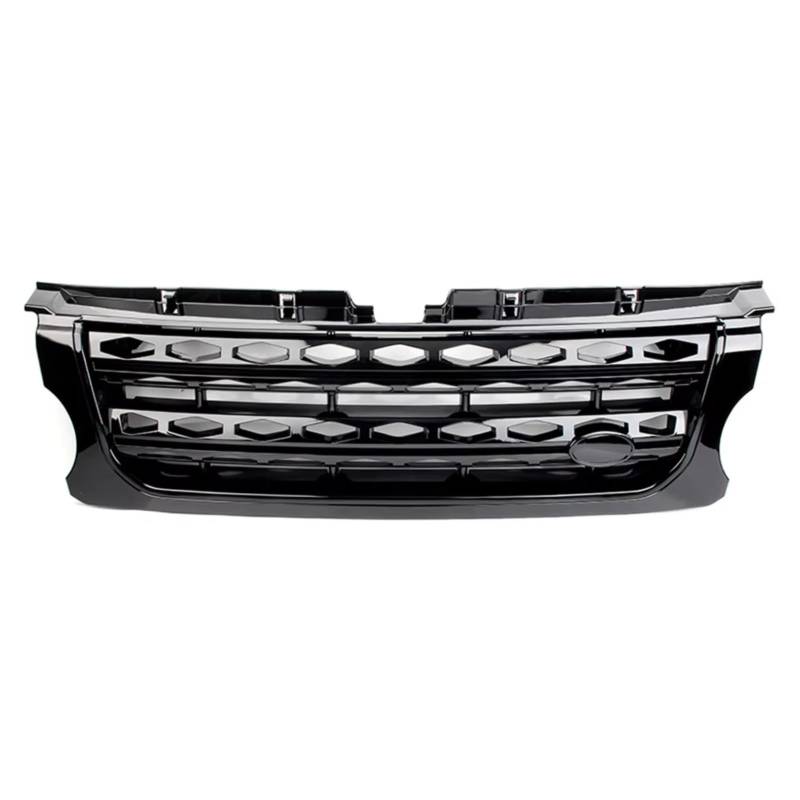 RAVTAKL Front Grill Kompatibel Mit Land Für Rover Für Discovery 4 2014 2015 2016 LR057534 Auto-Front-Racing-Grill Frontstoßstange Honey Comb Mesh Grille Grill(Black) von RAVTAKL