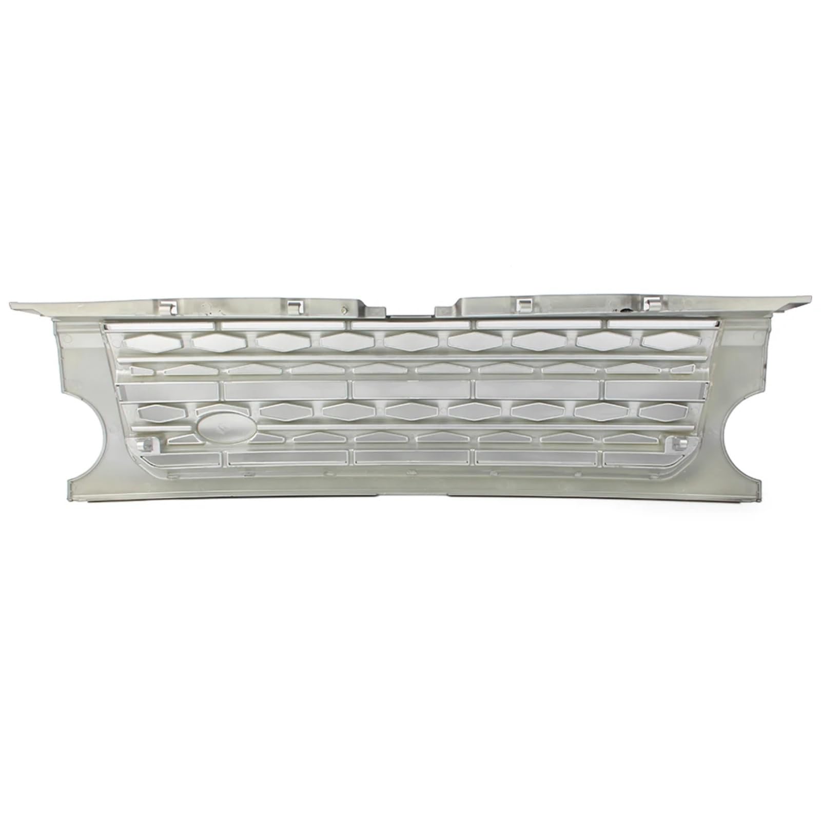 RAVTAKL Front Grill Kompatibel Mit Land Für Rover Für Discovery LR3 2005 2006 2007 2008 2009, Auto-Frontgrill, Stoßstange, Netzgrill, Auto-Ersatzteile(Silver) von RAVTAKL