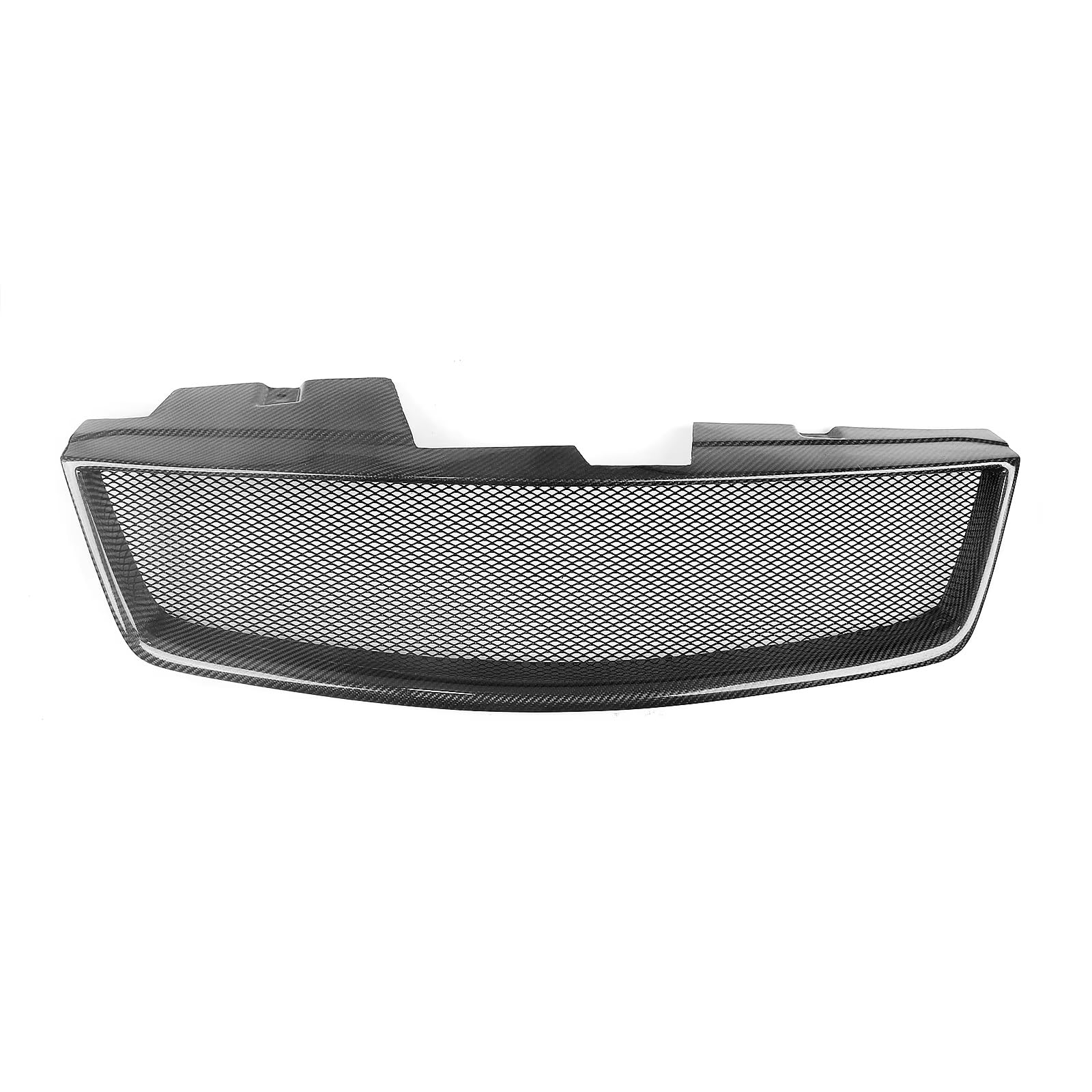 RAVTAKL Front Grill Kompatibel Mit Nissan Für Sentra 2007 2008 2009. Auto-Grill Im Waben-Stil, Frontgrill, Obere Stoßstangenhaube, Netzgrill, Renngrill(Carbon Fiber) von RAVTAKL