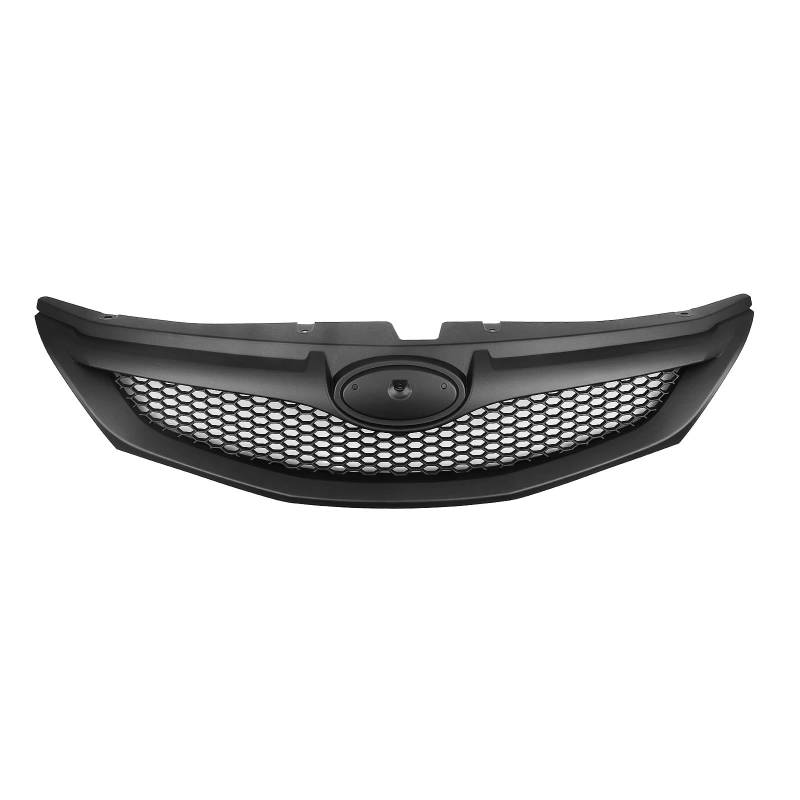 RAVTAKL Front Grill Kompatibel Mit Subaru Für Impreza Für WRX STI 2008 2009 2010 2011, Auto-Fronthaube, Kühlergrill, Racing-Grill, Obere Stoßstangenhaube, Netzgrill(Matte Black) von RAVTAKL