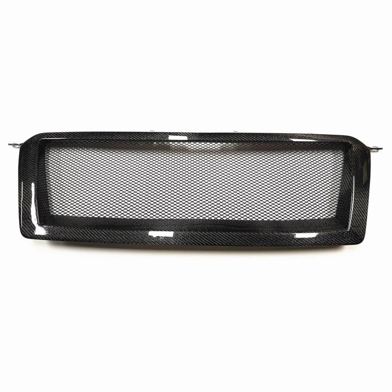 RAVTAKL Front Grill Kompatibel Mit Subaru Für Outback 2013 2014 Limousine 4-türiger Auto-Frontgrill, Wabenstil-Grill, Obere Stoßstangenhaube, Netzgitter-Grill(Carbon Fiber) von RAVTAKL