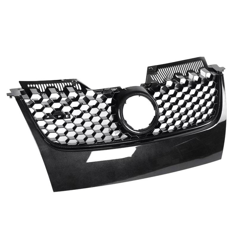 RAVTAKL Front Grill Kompatibel Mit VW Für J&etta Für Golf MK5 Für GTI 2005 2006 2007 2008 2009. Auto-Front-Mitte-Stoßfänger-Netzgrill, Kohlefaser-Renngrill von RAVTAKL