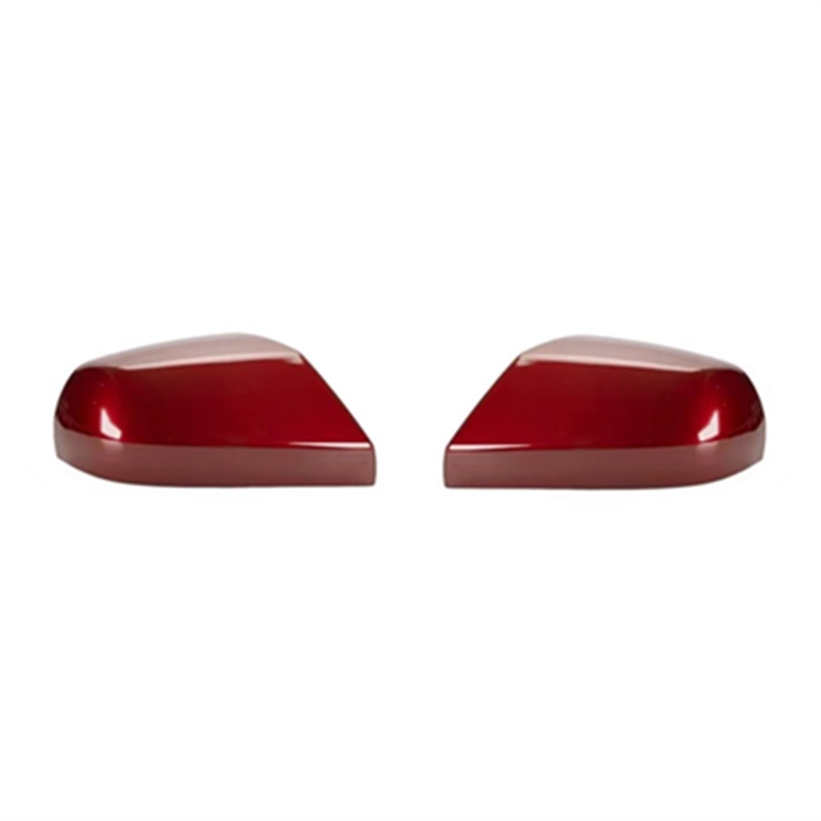 RAVTAKL Kompatibel Mit Cadillac Für ATS Atsl 2014 2015 2016 2017 Für Ct4 2020 Seitenspiegel Shell Cap Gehäuse Rückspiegel Gehäuse Flügelspiegel Auto Spiegelkappen(Red,1 Pair) von RAVTAKL