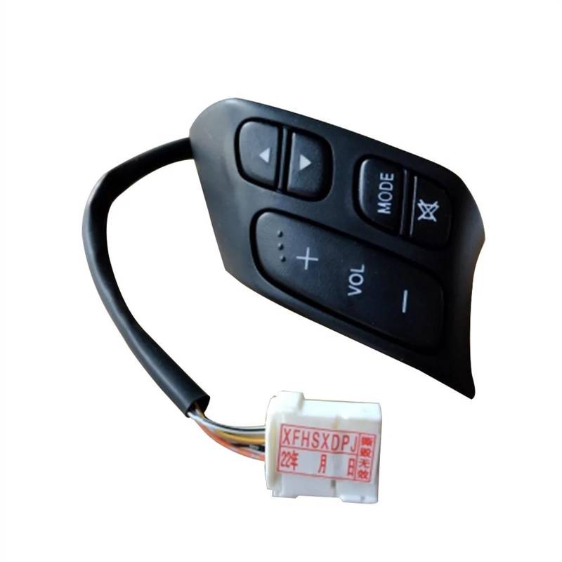 RAVTAKL LenkradSteuerschalterTast Kompatibel Mit Mazda 3 5 6 GG G22C-66-4M0A Auto Lenkrad Cruise Button Multimedia Audio Lautstärkeregler Schalter GJ6A-66-4M0A Zubehör(Volume Button automa) von RAVTAKL