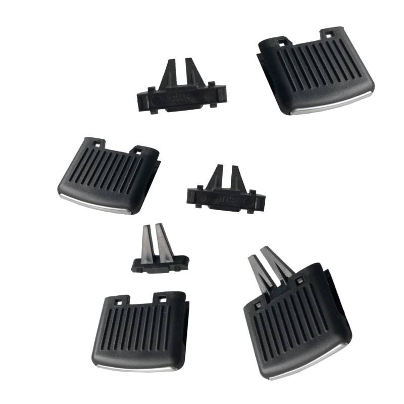 RAVTAKL Lüftungsgitter Kompatibel Mit VW Für EOS R 2009–2016 Vorderer Konsolengrill Armaturenbrett Entlüftungsgitter Auto Armaturenbrett AC Luftentlüftungsgitter Silde Clip Pick 1Q0819703J(4pcs) von RAVTAKL