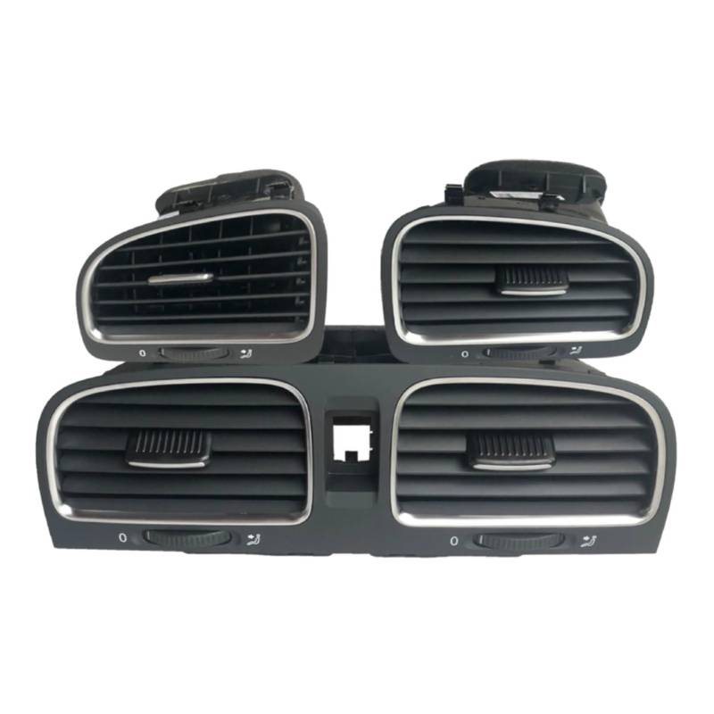 RAVTAKL Lüftungsgitter Kompatibel Mit VW Für Golf Für R32 2012 2013 Vorne Links Rechts Zentral Hinten Klimaanlage Auslass Dash Vent 5KD819728 5KD819703 5KD819704(3pcs) von RAVTAKL