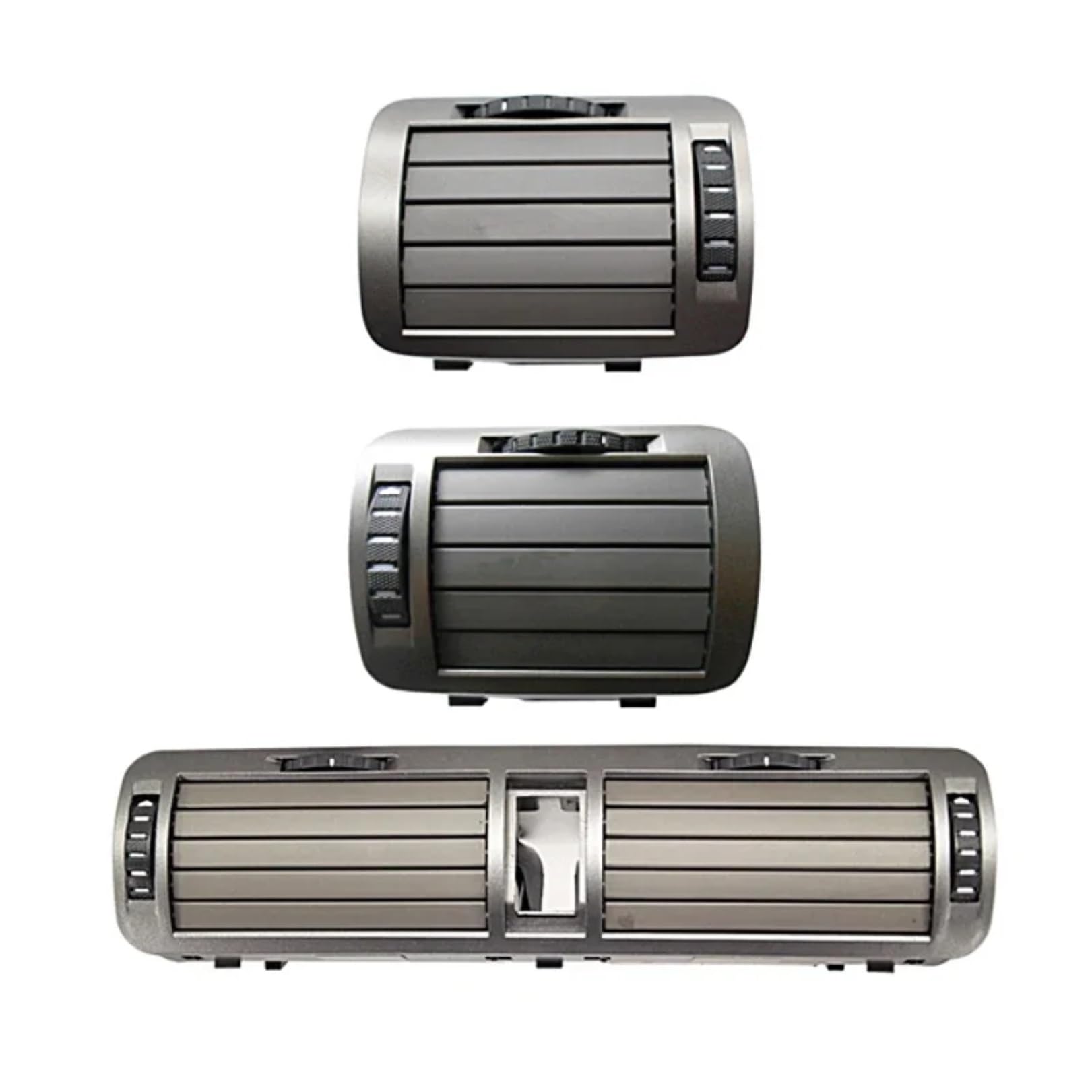 RAVTAKL Lüftungsgitter Kompatibel Mit VW Für Passat Für B5.5 2007 2008 2009 Auto Armaturenbrett Innenraum AC Abluftauslass AC Frontgrill 3BD819701 3BD819702 3BD820951(3PCS) von RAVTAKL