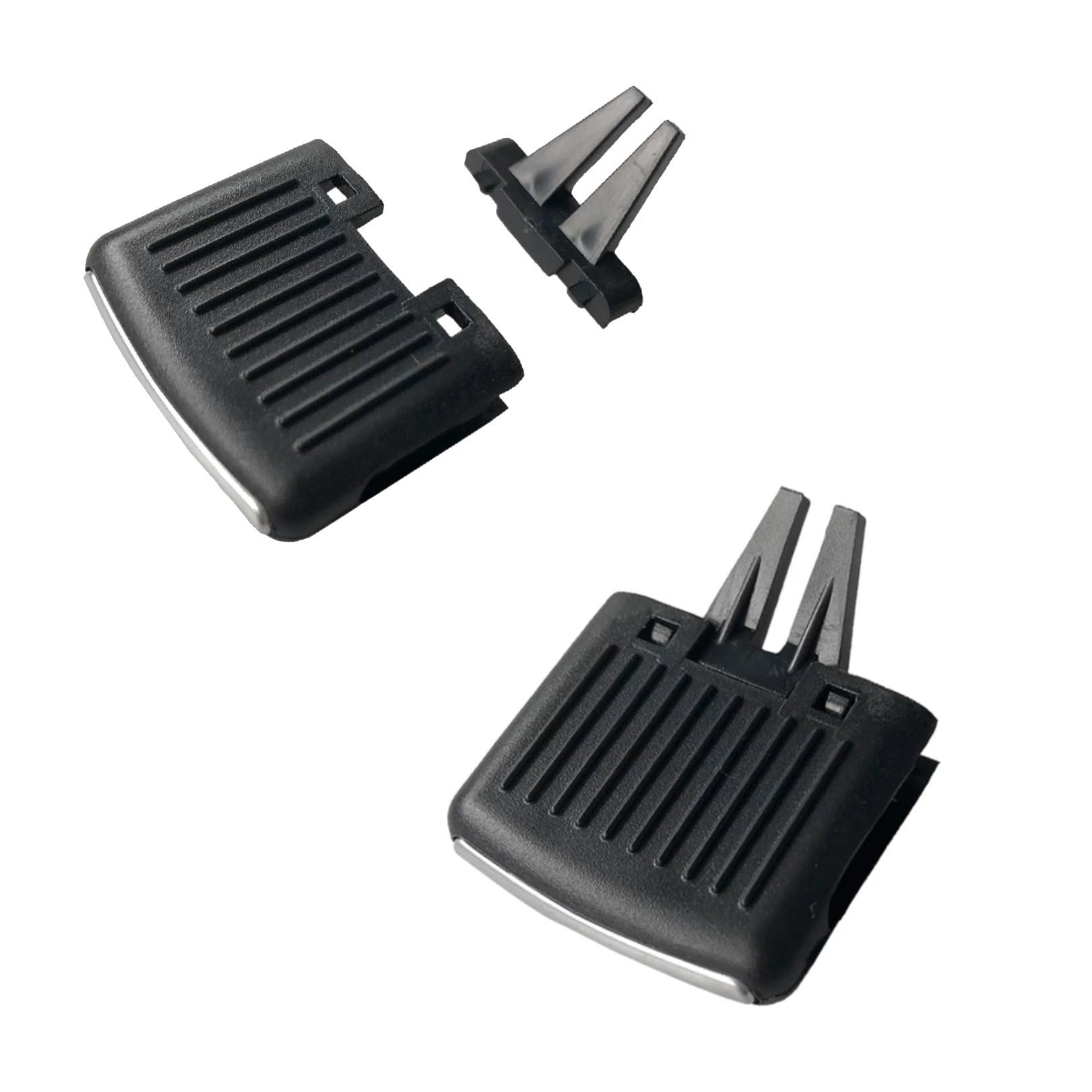 RAVTAKL Lüftungsgitter Kompatibel Mit VW Für Scirocco 3 Per Für GTS 2009 2010 2011 2012 2013 2014 AC Outlet Vent Grill Adjust Silde Clip Pick Autozubehör 1Q0819704K(Left+Right) von RAVTAKL