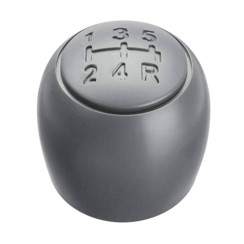 RAVTAKL Schaltknäufe Kompatibel Mit FIAT Für Panda 2003–2012 500 500c 2007–2013 5-Gang-Schaltknauf Schaltkopf Handball Auto-Innenteile(Gray) von RAVTAKL