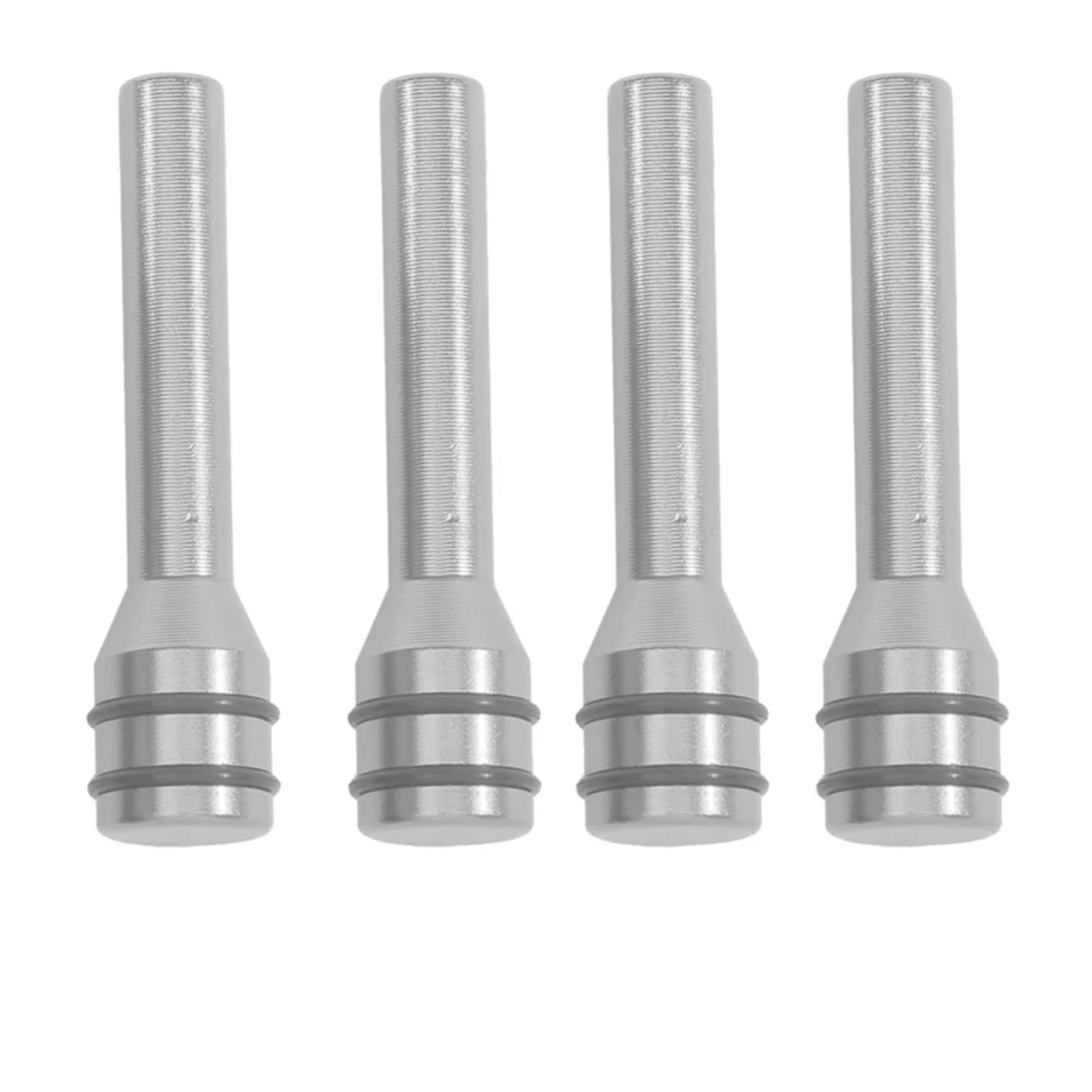 RAVTAKL Türschloss Stift Abdeckun 4Pcs Auto Türschloss Pin Türschloss Stange 50mm Knob Pull Universal Tür Lock Picking Latch Pins Tür Hebe Und Verriegelung Knopf(Silver) von RAVTAKL