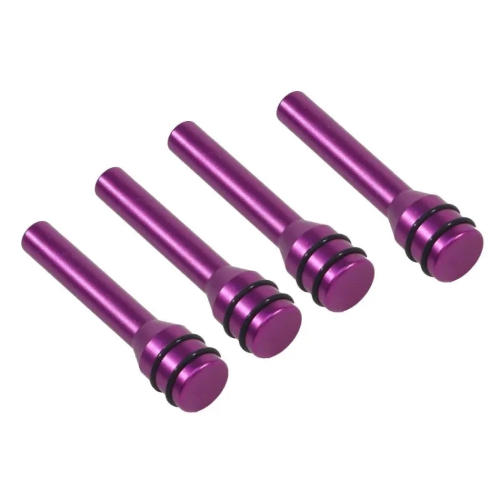 RAVTAKL Türschloss Stift Abdeckun Kompatibel Mit 4 Stück Autotürverriegelungsstift, Türverriegelungsstangenknopf, Türverriegelungsstifte(Purple) von RAVTAKL