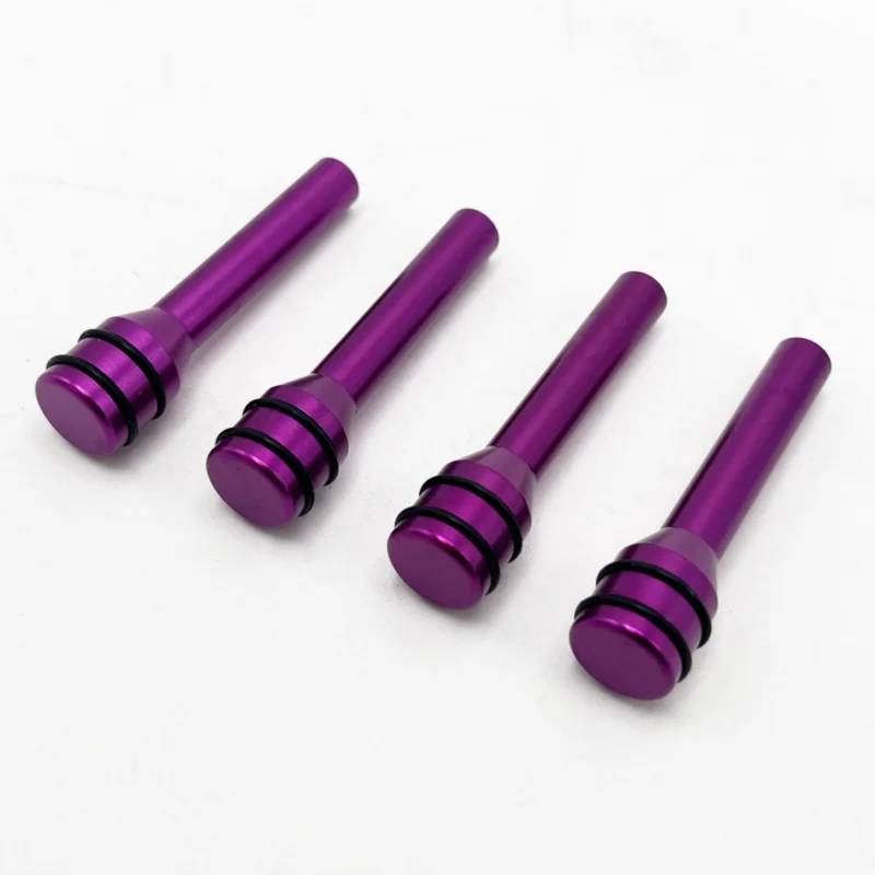 RAVTAKL Türschloss Stift Abdeckun Kompatibel Mit Chevrolet, 4 Stück, Auto-Modifikation, Türverriegelungsstift, Türverriegelungsstifte, Türverriegelungsstange, 49 Mm Knopfzug(Purple) von RAVTAKL