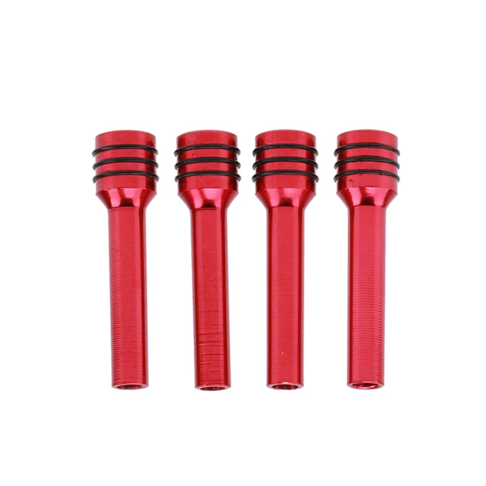 RAVTAKL Türschloss Stift Abdeckun Kompatibel Mit Vw Für Golf MK3 MK4 4 Stück Auto-Innentürverriegelungsstifte Türverriegelungsbolzen Pin Knob Stick Modifikationsteile(Red) von RAVTAKL