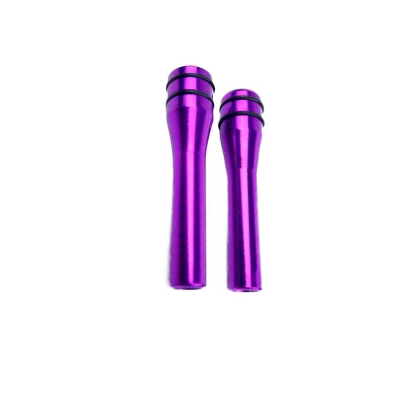 Türschloss Stift Abdeckun Kompatibel Mit Toyota Für Corolla Für RAV4 2 Stück Autotürverriegelungsbolzen Pin Knob Stick Türstift Lock Knob Lift Covers(Purple) von RAVTAKL