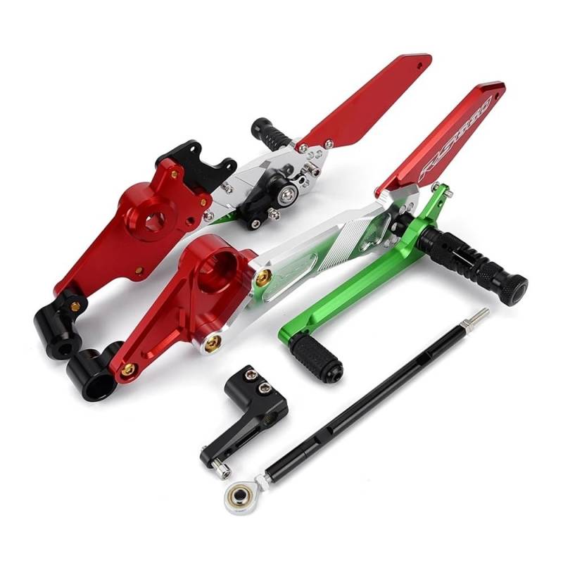 Motorrad Fußrasten Fußstütze Motorrad Verstellbares Hinteres Set Erhöhtes Vorderes Fußpedal Für Aprilia RS660 Für Tuono RS 660 RS660 Für Tuono 660 2021–2023 von RAtsch