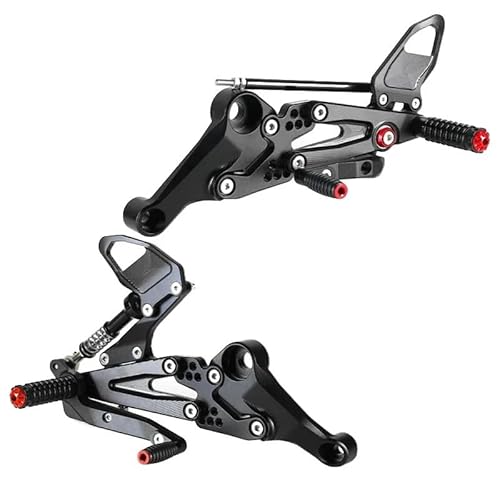 Motorrad Fußrasten Motorrad Einstellbare Vordere Fuß Pedal Für Aprilia RS660 Für Tuono 660 2021-2023 Fuß Pedal Motorrad Fußstütze von RAtsch