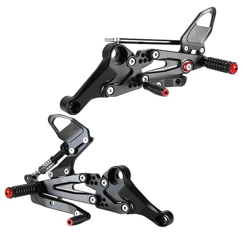 Motorrad Fußrasten Motorrad Einstellbare Vordere Fuß Pedal Für Aprilia RS660 Für Tuono 660 2021-2023 Fuß Pedal Motorrad Fußstützen Fußrasten von RAtsch