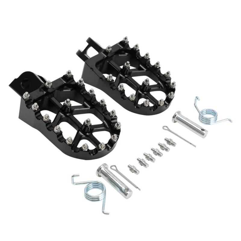 Motorrad Fußrasten Motorrad Fußstützen Fußrasten Fußrasten Pegs Pedale Für MSX 125 GROM 125 2013-2024 Für Monkey 125 2020-2024 von RAtsch