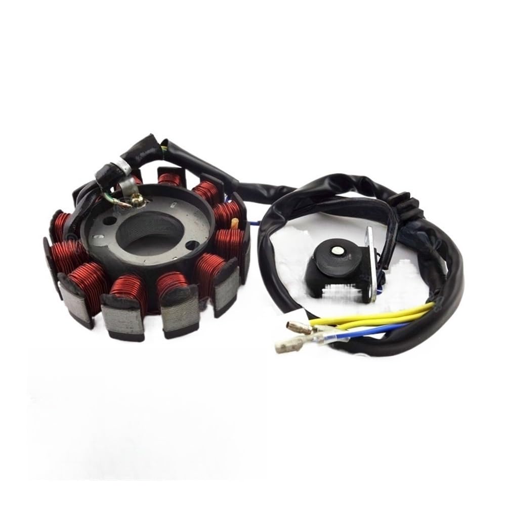 Motorrad Generator Stator Spule Für Magneto Zündung Stator Spule 12 Pole Für GY6 125cc 150cc Moped Roller ATV Quad Go Kart Motorrad Motocross von RAtsch