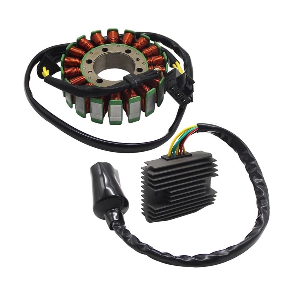 Motorrad Generator Stator Spule Für Motorrad Magneto Stator Spule + Spannungsreglergleichrichter Für CBR1100XX Blackbird 2001-2006 31120-MAT-E01 31600-MAT-D51 von RAtsch