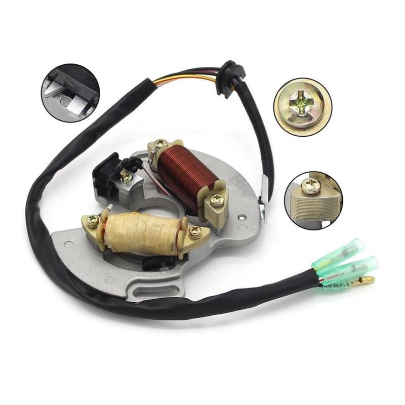 Motorrad Generator Stator Spule Für Motorrad Zündung Magneto Stator Spule Für Yam&aha YFS200 1990 1991 1992 1993-2002/1988-1989 3JM-85560-00 2XJ-85560-M0 von RAtsch