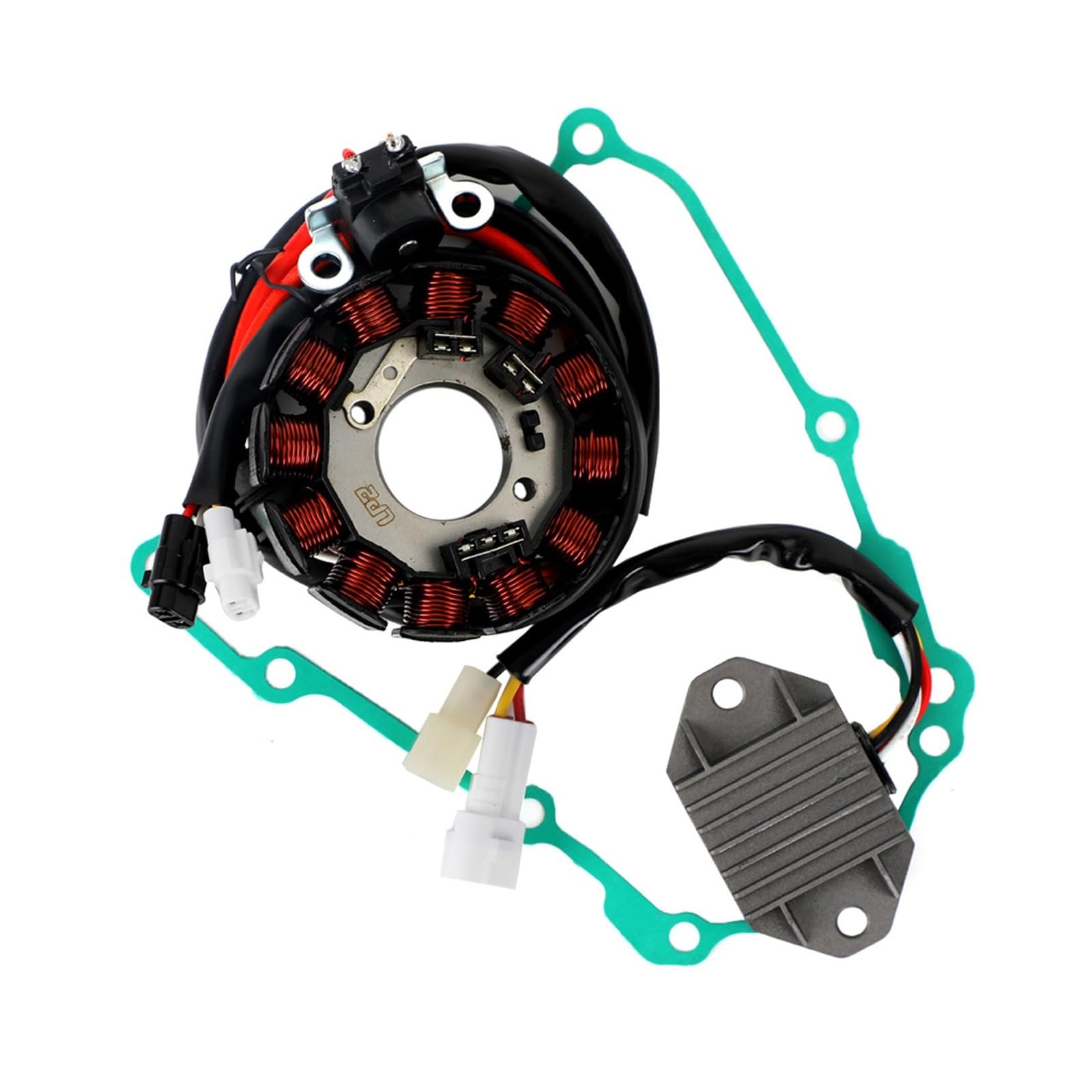 Motorrad Generator Stator Spule Regler Magneto Stator Spule Dichtung Kit Für Yam&aha WR 450 F CJ12W CJ13W 07-11 Motorrad Zubehör Motorrad von RAtsch