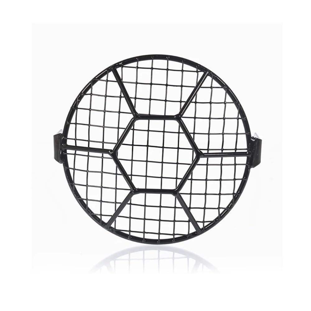 Motorrad-Hauptlichtschutzgitterschutz Universal Motorrad Scheinwerfer Schutzfolie Motorrad Licht Lampe Abdeckung Mesh Grill Maske Für Ha&rley CG125 GN125 von RAtsch