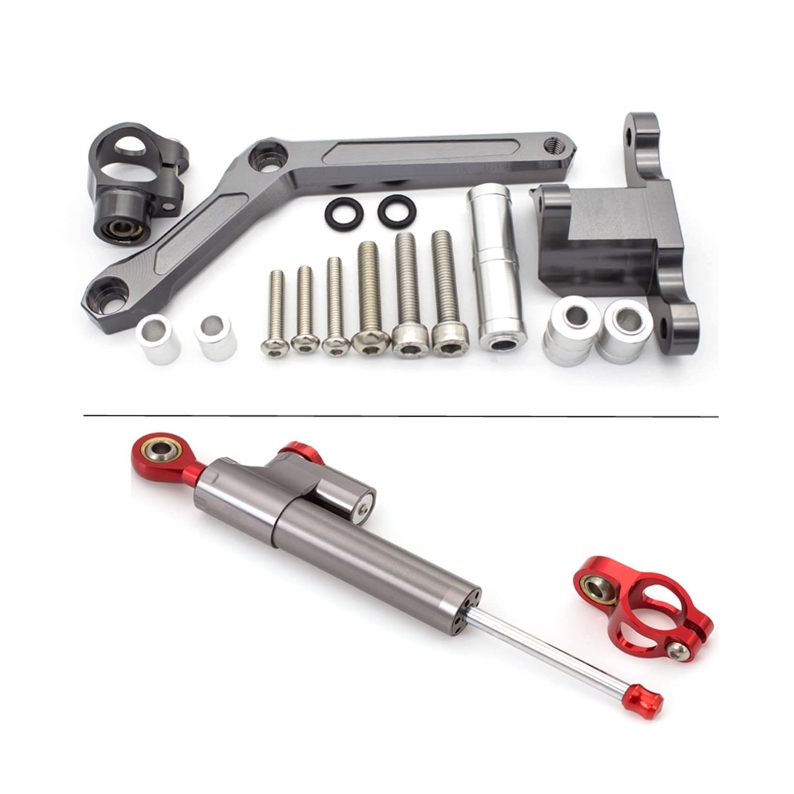 Dämpfer Für B&enelli B&N600 B&J600 Lenkungsdämpfer Stabilisator Dämpfer Sicherheitskontrollhalterung(U) von RBHAI