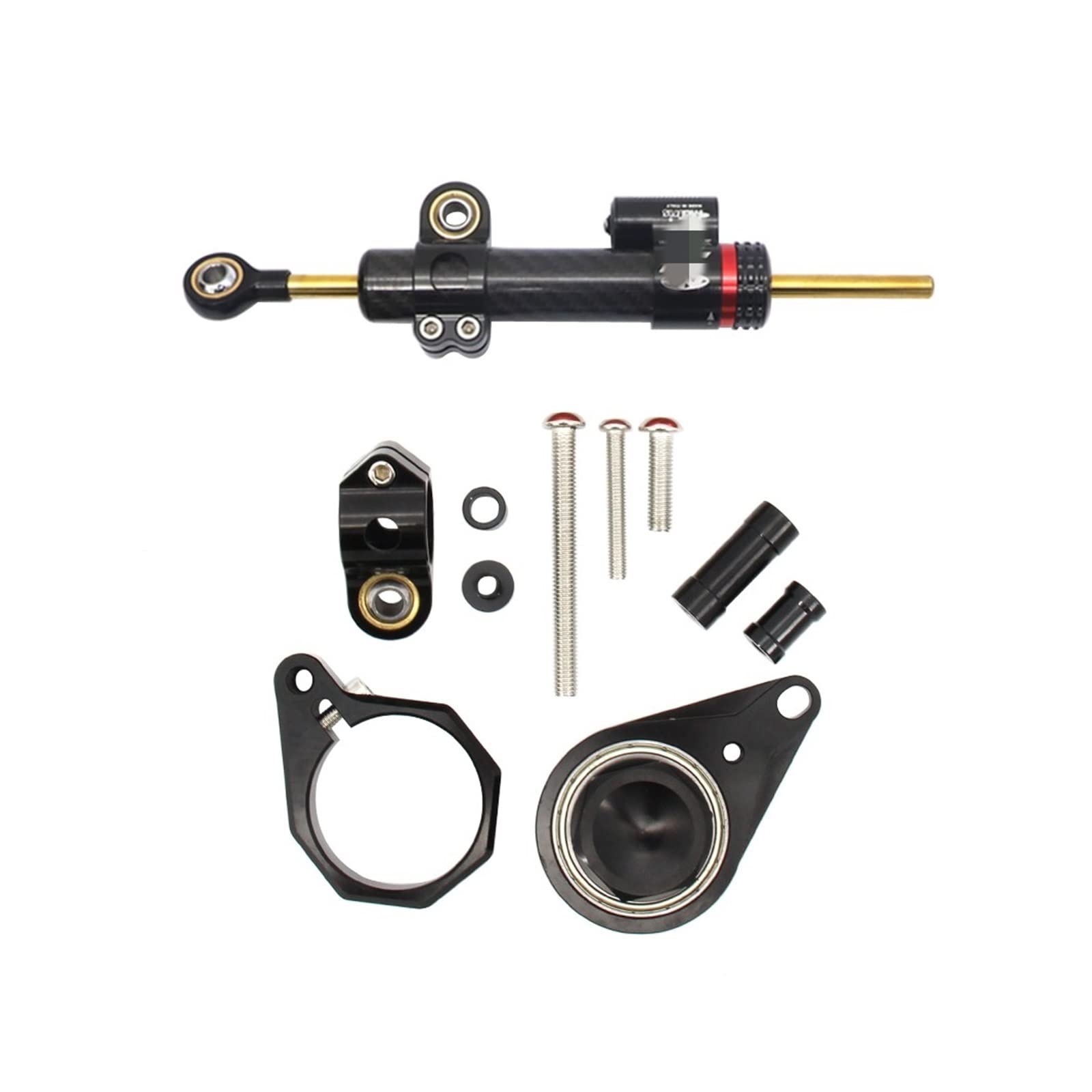 Dämpfer Für GSX-R GSXR600 GSXR750 GSXR1000 Motorrad Stabilisator Lenkungsdämpfer Montagehalterung Support Kit(EIN) von RBHAI