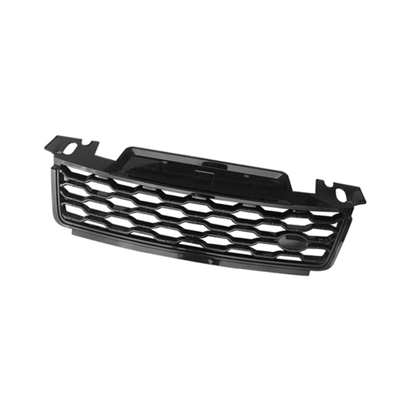 Frontgrill Zierleisten Streifen Auto Front Kühler Oberen Kühlergrill ABS Mesh Grill Für - Sport L494 2018 2019 Styling Zubehör(Schwarzes Silber) von RBHAI