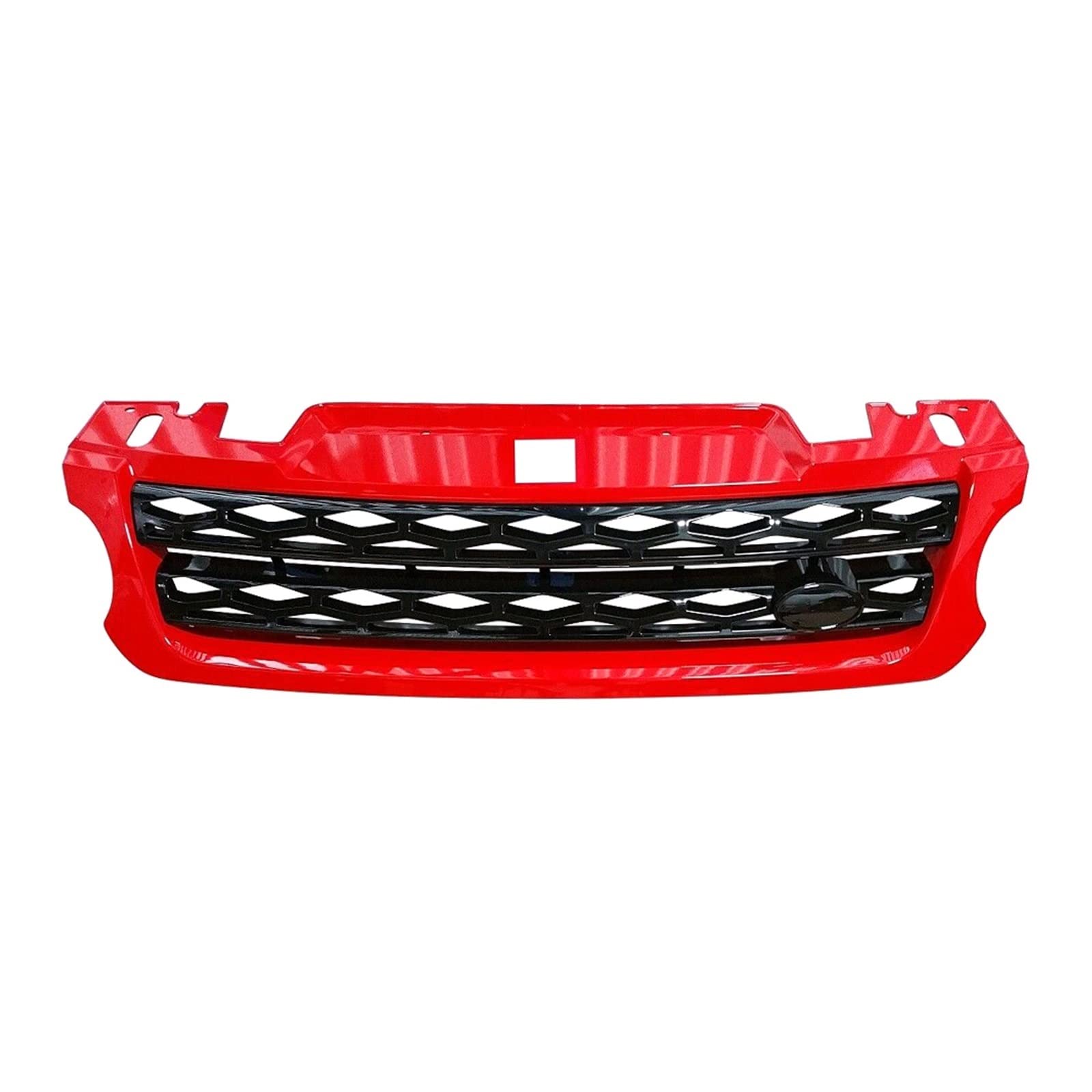 Frontgrill Zierleisten Streifen Auto Frontschürze Oberen Grill Mesh Grill Für - Sport L494 2014 2015 2016 2017 Auto Styling Zubehör(Rot) von RBHAI