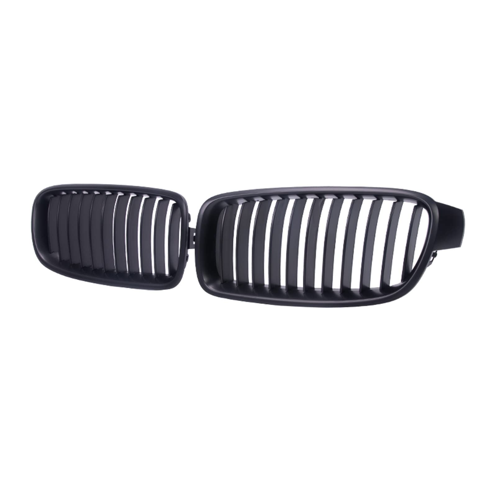 Frontgrill Zierleisten Streifen Auto Frontstoßstange Grille Racing Grill Für F30 F35 F31 3 Serie 2013-2019 Einzelne Lamellen Gitter Auto Zubehör(Matt-schwarz) von RBHAI