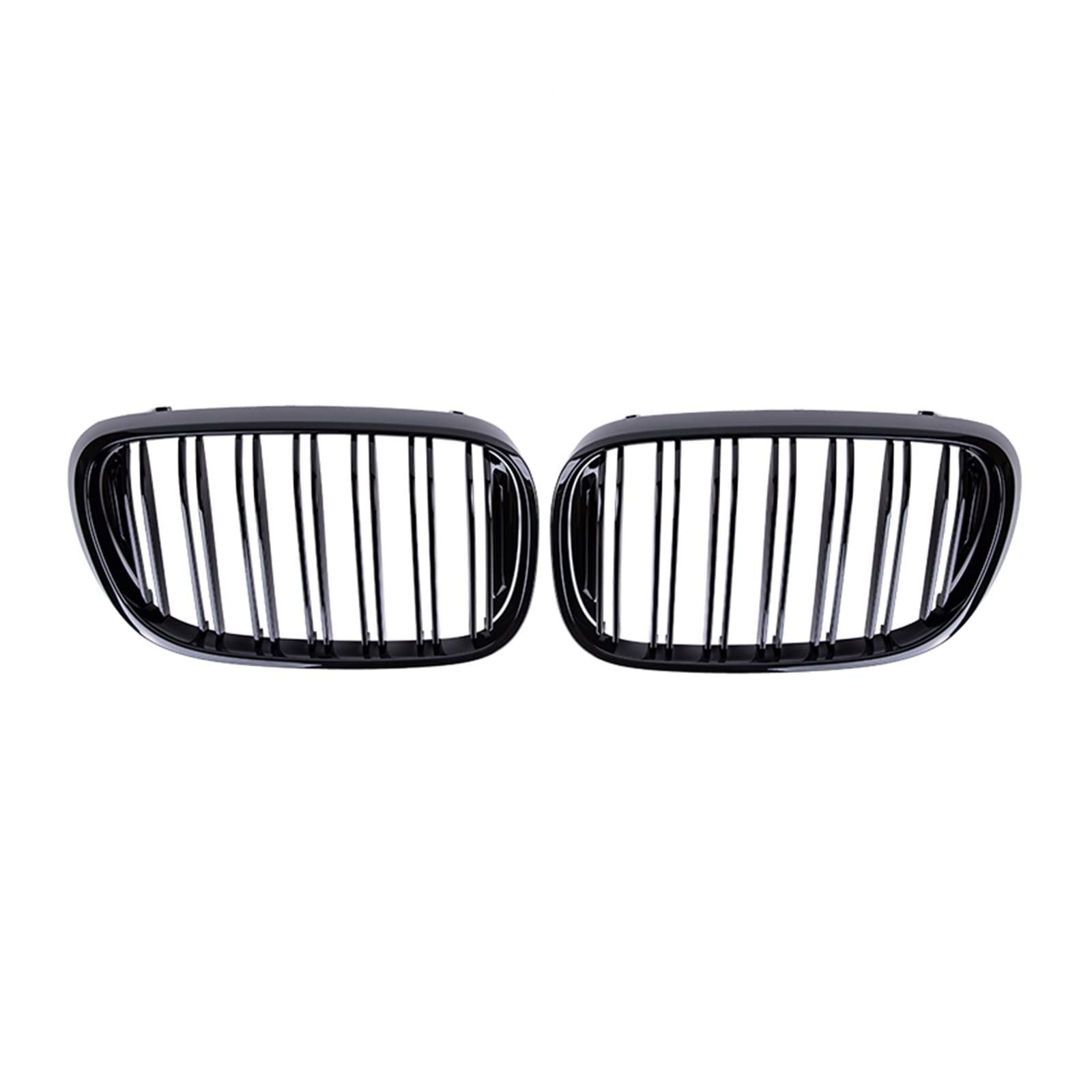 Frontgrill Zierleisten Streifen Für 7 Series G11 G12 730i 740i 16–20 M Auto-Frontgrills, Haubenstoßstange, Nierengrill, Renngrill, Doppellamellen(Gloss Black) von RBHAI